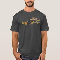 Camisas de la vida del profesor de música, instrum