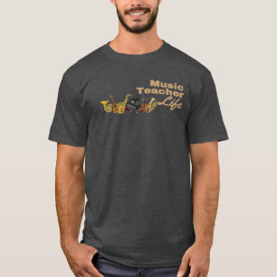 Camiseta Camisas de la vida del profesor de música, instrum
