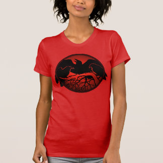 Camiseta Camisas de las damas de arte de Raven en el tanque