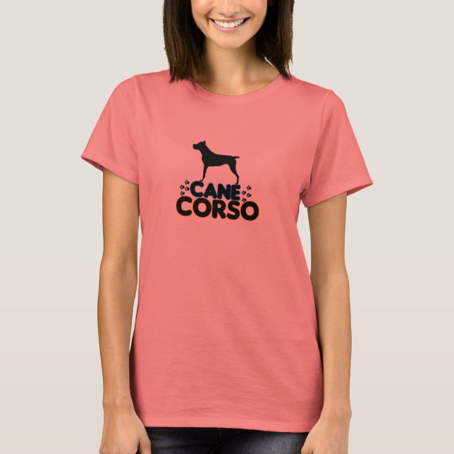 Camiseta Camisas de las damas de Cane Corsoe (Anverso)