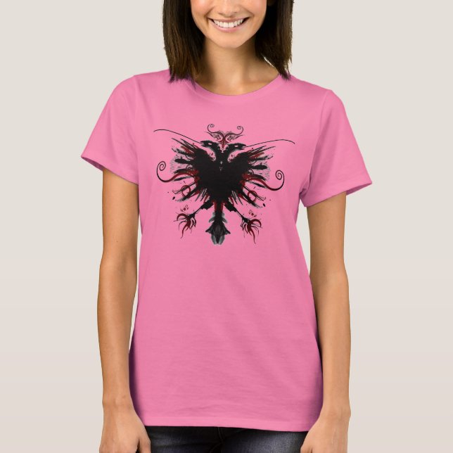 Camiseta Camisas de las damas de la diseñadora de águilas a (Anverso)