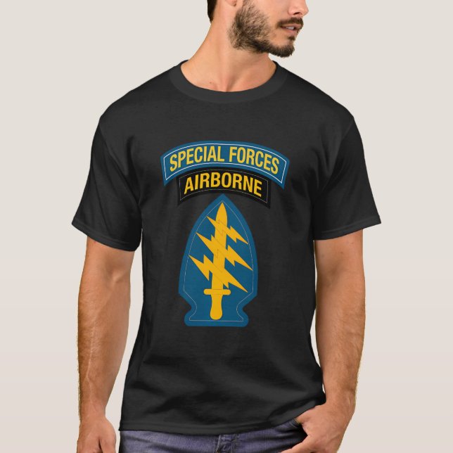Camiseta Camisas de las Fuerzas Especiales De Ee.Uu. - Cami (Anverso)