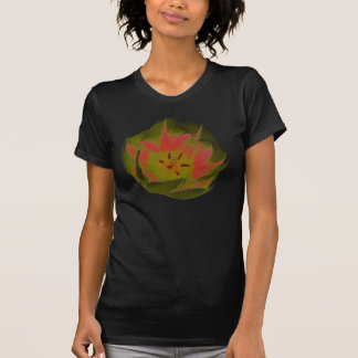 Camiseta Camisas De Las Góticas Tulipanas Rojas