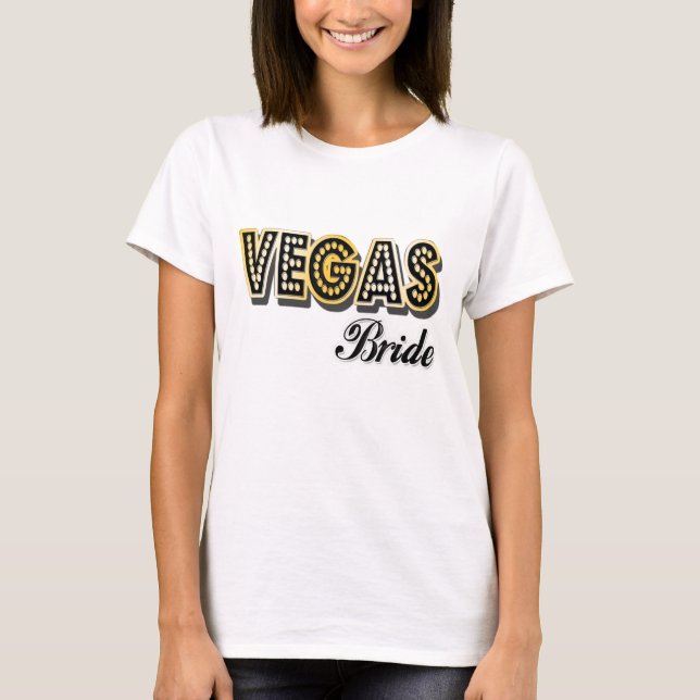 Camiseta Camisas de las Vegas Bride Long Sleeve (Anverso)