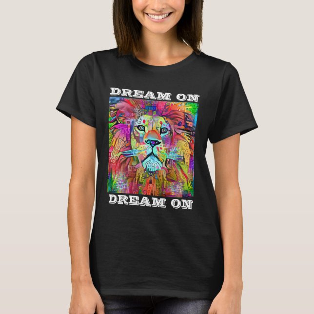 CAMISETA CAMISAS DE LEÓN DE ÉPOCA DE LOS 70 DREAM ON (Anverso)