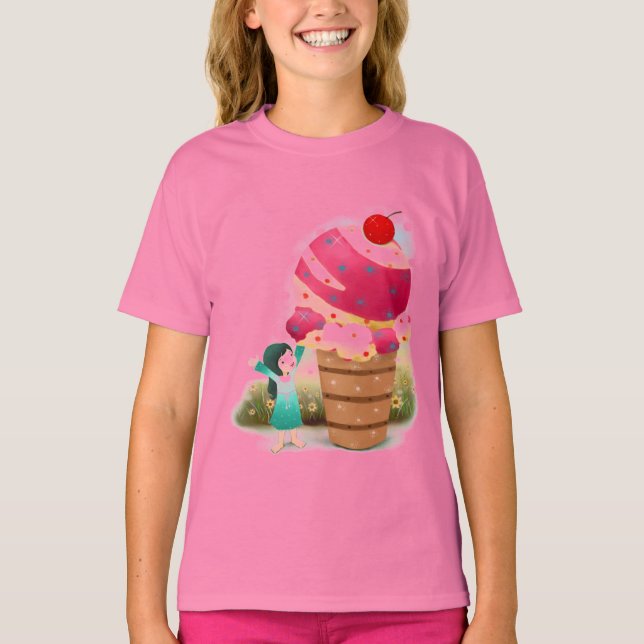 Camiseta Camisas de los Chicas del Helado (Anverso)
