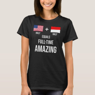 Camiseta Camisas de los Estados Unidos de Indonesia asombro