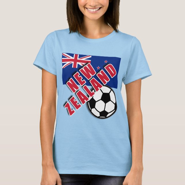 Camiseta Camisas de los hinchas de fútbol de NUEVA ZELANDIA (Anverso)