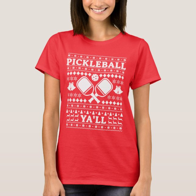 Camiseta Camisas de los Navidades de pelota (Anverso)