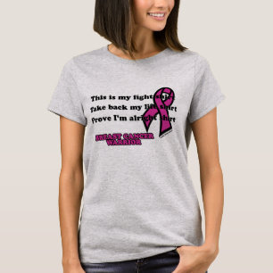 Camiseta Camisas de lucha... Cáncer de mama