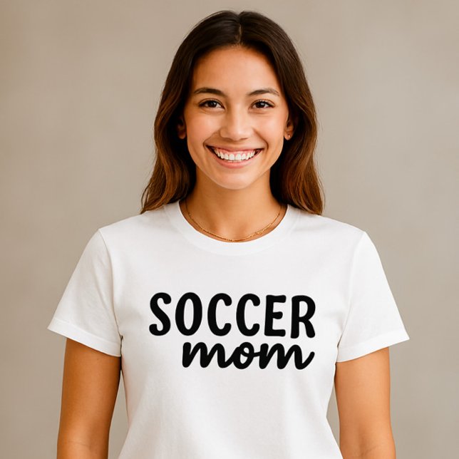 Camiseta Camisas de madres de fútbol - Diseño sencillo de g (Subido por el creador)