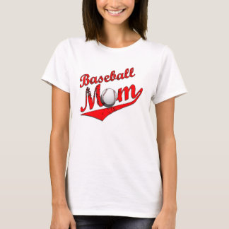 Camiseta Camisas de mamá de béisbol