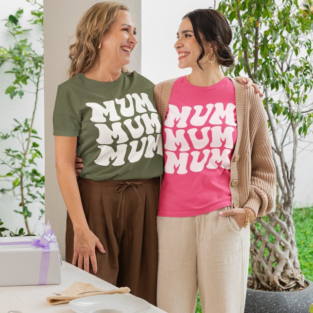 Camiseta Camisas de mamá para mujeres - Regalo retro para e (best mom ever shirt, mum shirt, retro mom shirt, vintage mum tee, mother’s day gift, birthday gift)