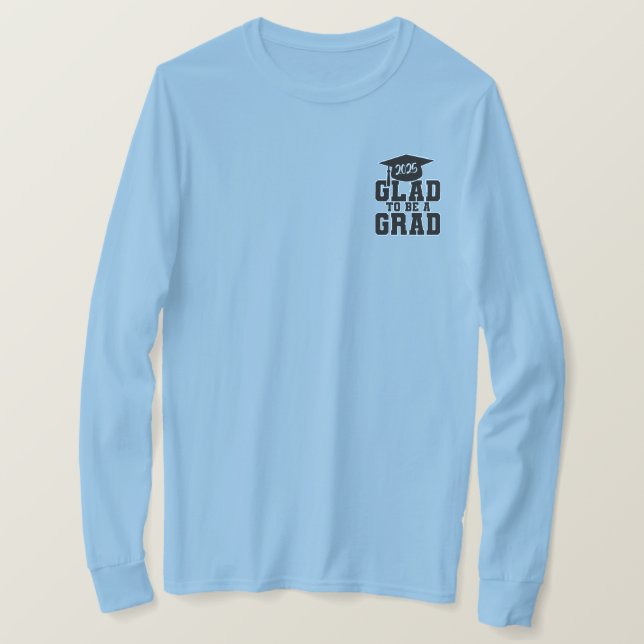 Camiseta Camisas de manga larga de clase masculina de 2025 (Anverso del diseño)