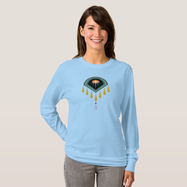 Camiseta Camisas de manga larga de huevo de deco (Anverso completo)