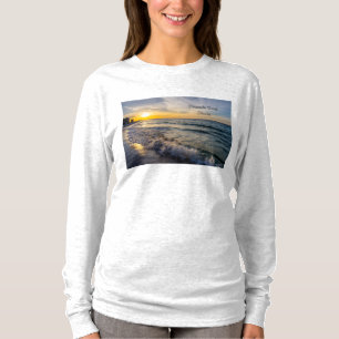 Camiseta Camisas de manga larga de la ola de la ola de la s