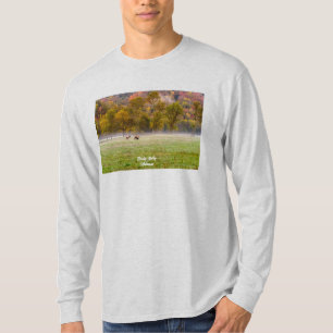 Camiseta Camisas de manga larga de la pareja de alce Grazin