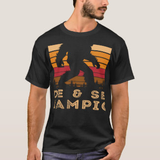 Camiseta Camisas De Manga Larga De Pie Grande Esconder Y Bu