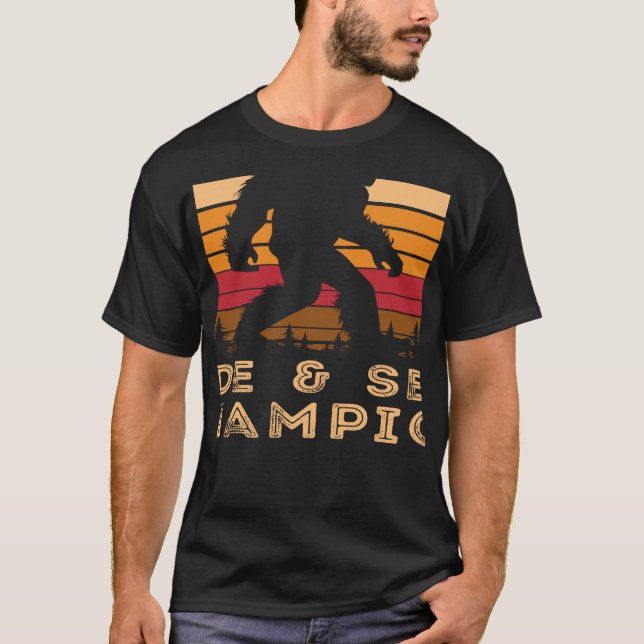 Camiseta Camisas De Manga Larga De Pie Grande Esconder Y Bu (Anverso)
