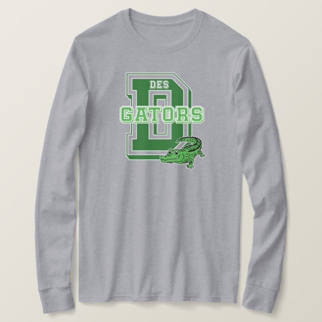 Camiseta Camisas de manga larga DES Gator Gear (Anverso del diseño)