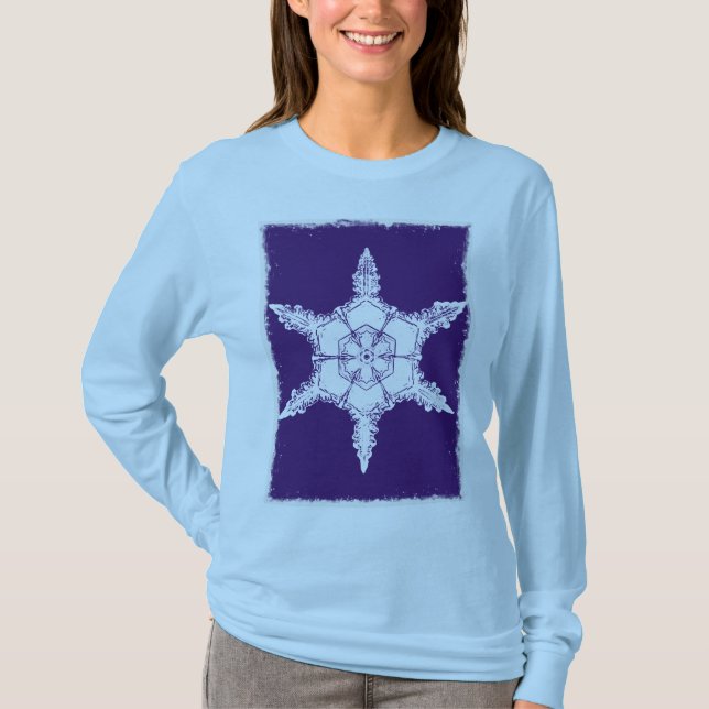 Camiseta Camisas de manga larga feriado de invierno con cop (Anverso)