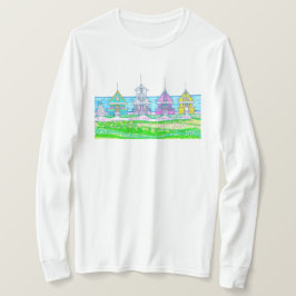 Camiseta Camisas de manga larga y brillante para Beach Cott