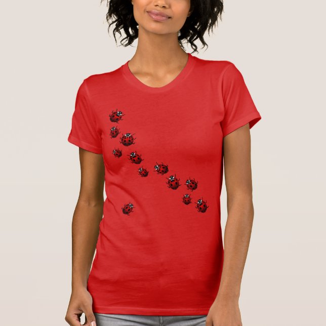 Camiseta Camisas de mariquita de las mujeres Ladybird Tee (Anverso)