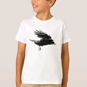 Camiseta Camisas de moda de arte de la CRUZ negra volando