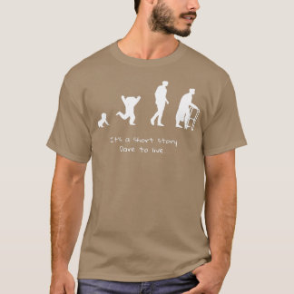 Camiseta Camisas de motivación Historia de la vida Hombre M