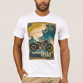 Camiseta Camisas de motocicleta vintage del Sudeste Asiátic