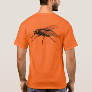 Camiseta Camisas de naranja de los hombres de Fly Buddy