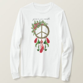 Camiseta Camisas de Navidades de Peace On Earth Dream Catch