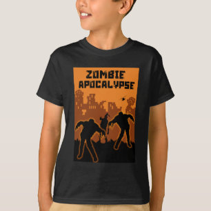 Camiseta Camisas de niños con apocalipsis zombi