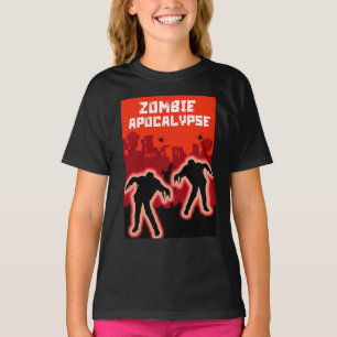 Camiseta Camisas de niños con apocalipsis zombi