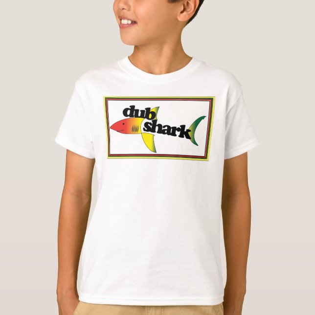 Camiseta Camisas de niños tiburones Dub (Anverso)