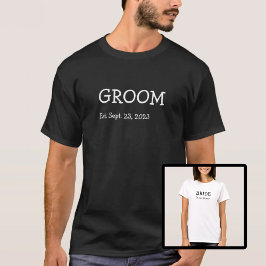Camiseta Camisas de novia y de Groom 2