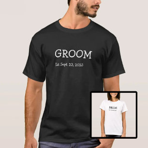 Camiseta Camisas de novia y de Groom 2