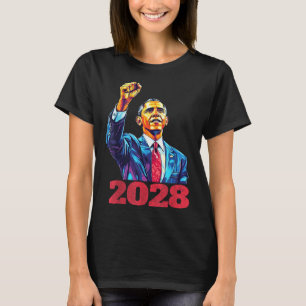 Camiseta Camisas de Obama 2028 votan a Obama por la bandera