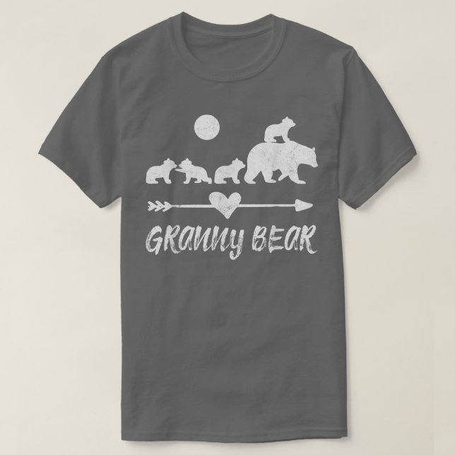 Camiseta Camisas de oso de granito con cuatro ojivas de oso (Diseño del anverso)