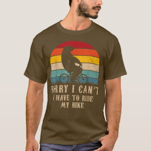 Camiseta Camisas de oso divertidas siento no poder viajar e