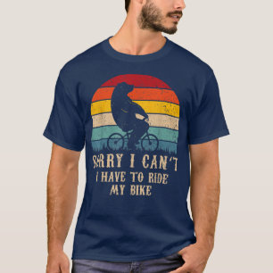 Camiseta Camisas de oso divertidas siento no poder viajar e
