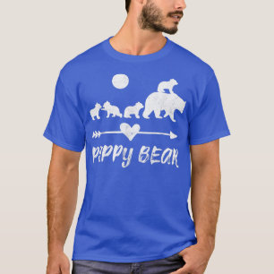 Camiseta Camisas de oso papado con cuatro tazas de oso cort