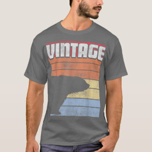 Camiseta Camisas de oso polar estilo retro Hombres Vintage