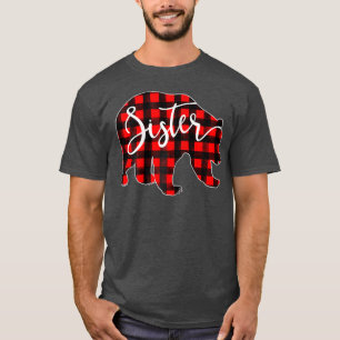 Camiseta Camisas De Oso Rojo De Sister Con Pajama