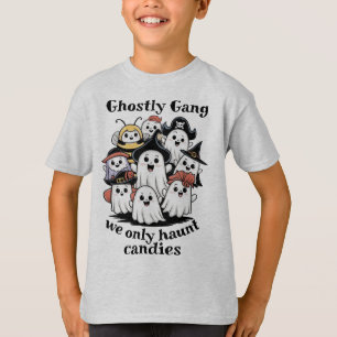 Camiseta Camisas de pandilla infantil cortan truco o traban