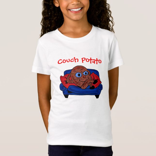 Camiseta Camisas de patata para sofá chica (Anverso)