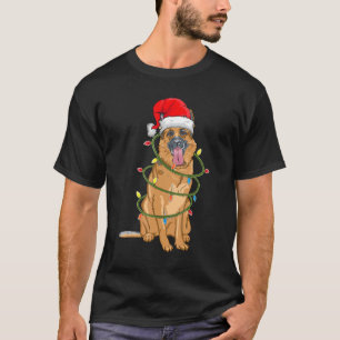 Camiseta Camisas de perro, Navidades Pastor Alemán Paj