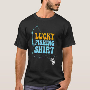 Camiseta Camisas de pesca afortunadas no lavan ratos de pes