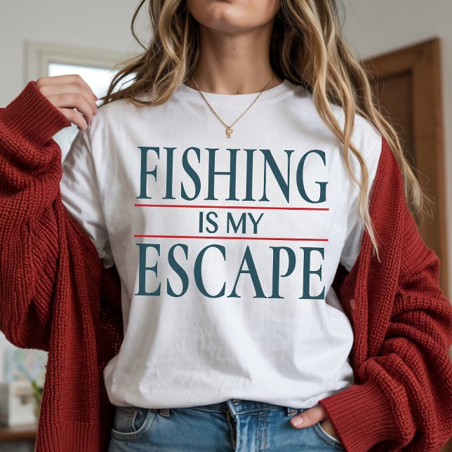 Camiseta Camisas de pesca antiguas para el abuelo, el padre (fishing shirt, fishing sweatshirt, fishing is my escape, vintage fishing shirt, fisherman shirt,)