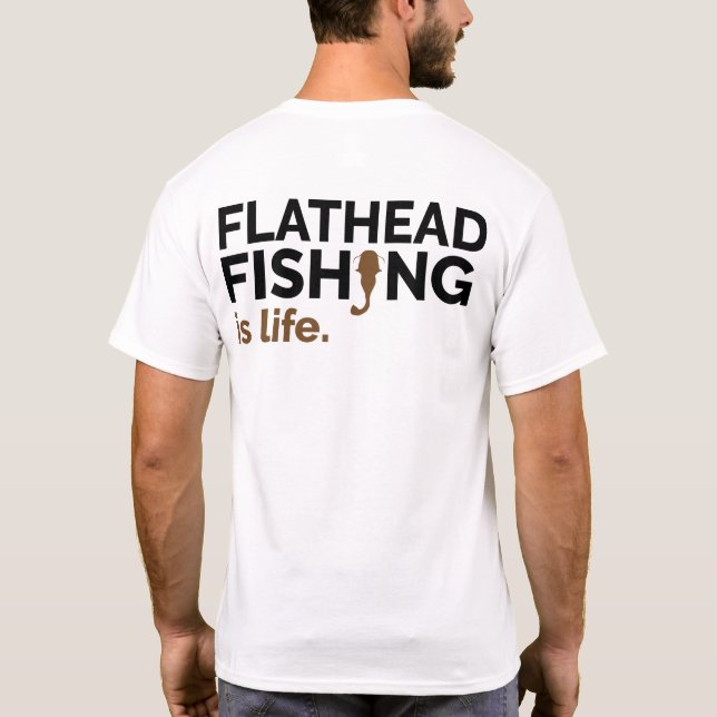 Camiseta Camisas de pesca de peces silvestres (Reverso)